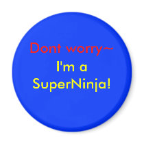 SuperNinja! magnets by DininwithVampires SuperNinja! magnets