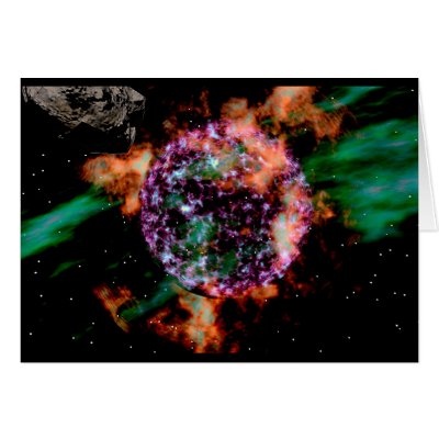 SuperNova Greeting Cards by DeepStar