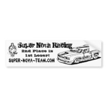 SuperNova Racing Bumper Sticker Bumper Stickers
