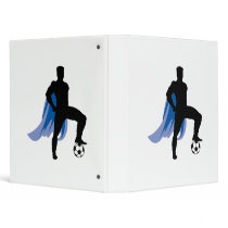 supero hero soccer player 3 ring binder