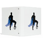 supero hero soccer player 3 ring binder