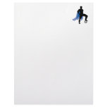 supero hero soccer player customized letterhead