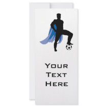 supero hero soccer player rack cards