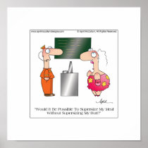 SUPERSIZE ME Poster by April McCallum