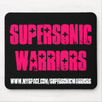 SUPERSONIC WARRIORS - Hot Pink Mouse Mat mousepads by Supersonic_Warriors SUPERSONIC WARRIORS - Hot Pink Mouse Mat mousepads