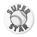 Superstar Baseball Fridge Magnet