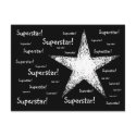 Superstar! | Black postcards by celtxian Superstar! | Black postcards