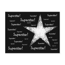 Superstar! | Black postcards