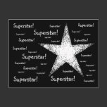 Superstar! | Black postcards