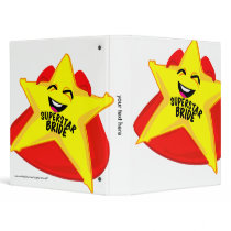 superstar bride humorous binder!