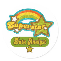 Superstar Data Analyst Sticker