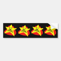 superstar DAUGHTER funny bumper sticker