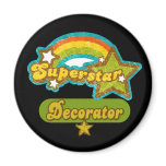 Superstar Decorator Refrigerator Magnets