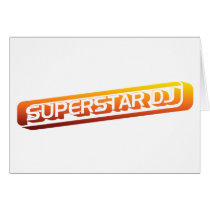 Superstar DJ - Disc Jockey, DJing, Music DJ Card