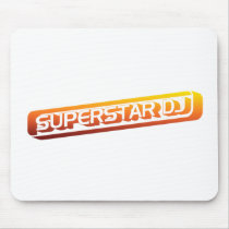Superstar DJ - Disc Jockey, DJing, Music DJ Mousepads