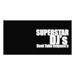 Superstar DJ Photo Card