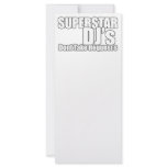 Superstar DJ Personalized Rack Card