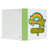 Superstar Father 3 Ring Binder