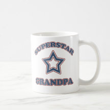 Superstar Grandpa Coffee Mugs