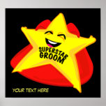 superstar groom humorous  poster!