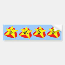 superstar kid funny bumper sticker
