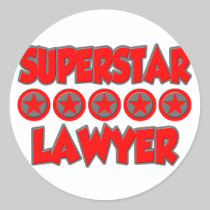 Superstar Lawyer Stickers