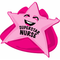 superstar nurse funny photo  sculpture! acrylic cut out