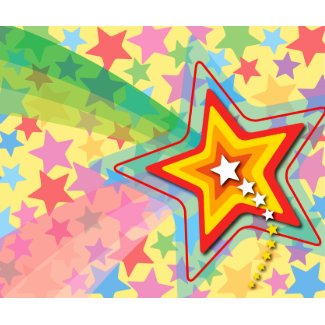 Superstar Rainbow Colorful Custom Gift Mousepad mousepad