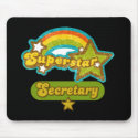 Superstar Secretary mousepads by superstaroccupations Superstar Secretary mousepads