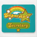 Superstar Secretary mousepads by superstaroccupations Superstar Secretary mousepads