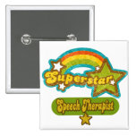 Superstar Speech Therapist Pin