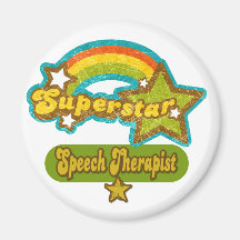 Superstar Speech Therapist Refrigerator Magnet