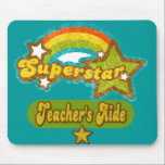 Superstar Teacher's Aide mousepads