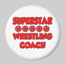 Superstar Wrestling Coach Refrigerator Magnets