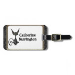 Superstitious Black Cat Tag For Bags