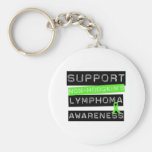 Suport Non-Hodgkin's Lymphoma Awareness Key Chains