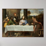 Supper at Emmaus (1533–1534) by Titian Print