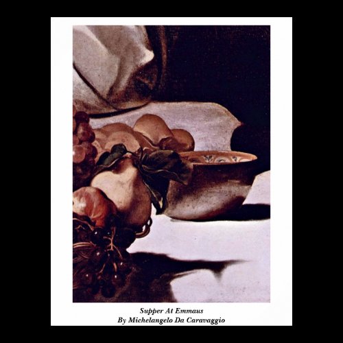 Supper At Emmaus By Michelangelo Da Caravaggio Posters