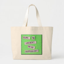 Supplicant (Green) Canvas Bags