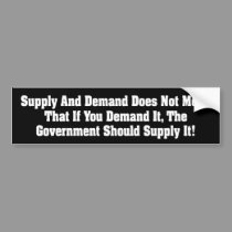 Supply And Demand v2 bumper stickers