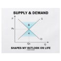 Supply & Demand Shapes My Outlook On Life (Econ) flyers by wordsunwords Supply & Demand Shapes My Outlook On Life (Econ) flyers