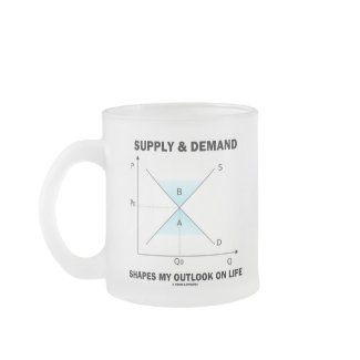 Supply & Demand Shapes My Outlook On Life (Econ) mug