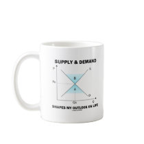 Supply & Demand Shapes My Outlook On Life (Econ) mugs