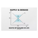 Supply & Demand Shapes My Outlook On Life (Econ) stationery by wordsunwords Supply & Demand Shapes My Outlook On Life (Econ) stationery