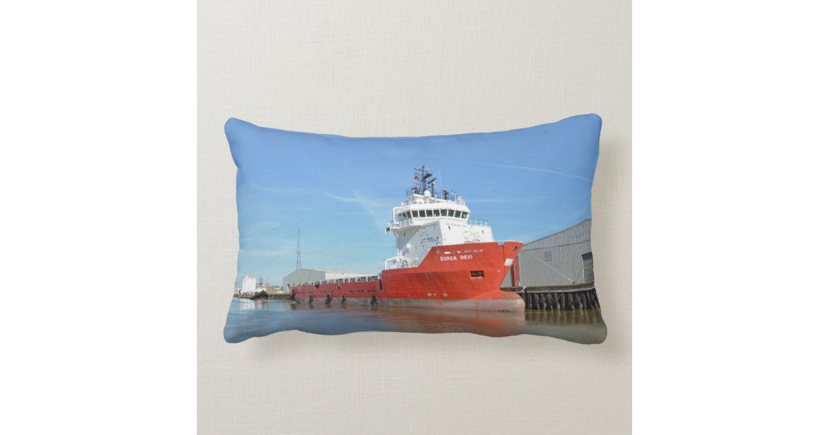 Supply Ship Durga Devi Lumbar Pillow Zazzle