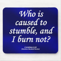 Support 2 Corinthians 11-29 Mousepads