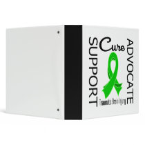 Support Advocate Cure Traumatic Brain Injury 3 Ring Binders