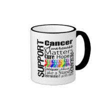 Support All Cancers Awareness Coffee Mugs