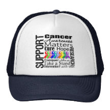 Support All Cancers Awareness Mesh Hats