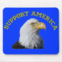 Support America Eagle Mousepads